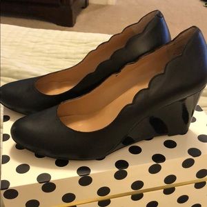 Kelly & Katie wedges, 7.5 black